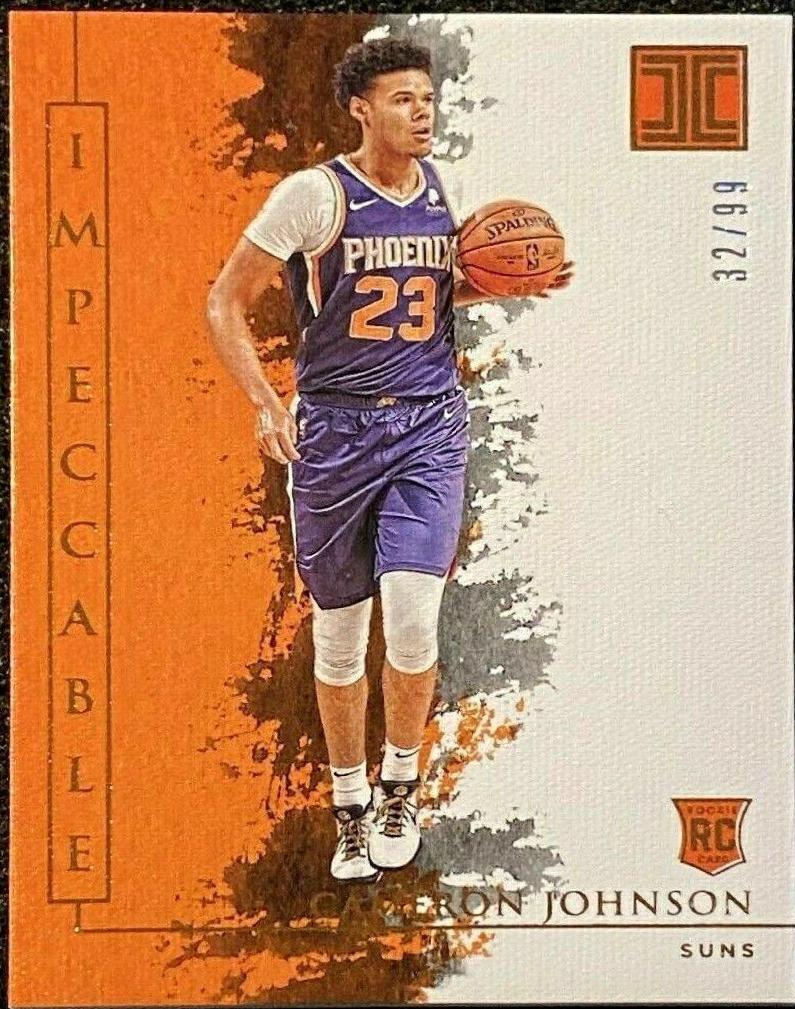 Cameron Johnson #6 Basketball Cards 2019 Panini Impeccable