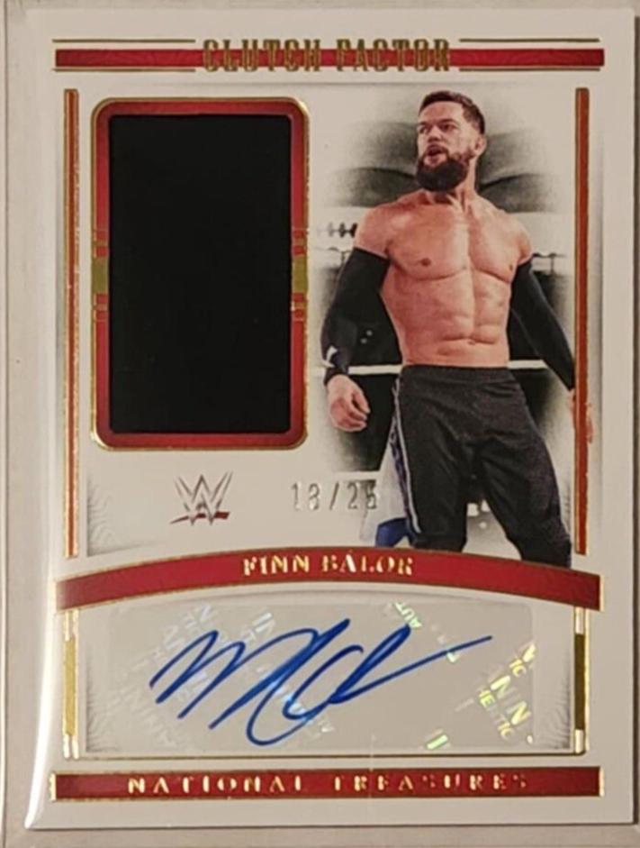 Finn Balor #CF-FBL Wrestling Cards 2024 Panini National Treasures WWE Clutch Factor Signature