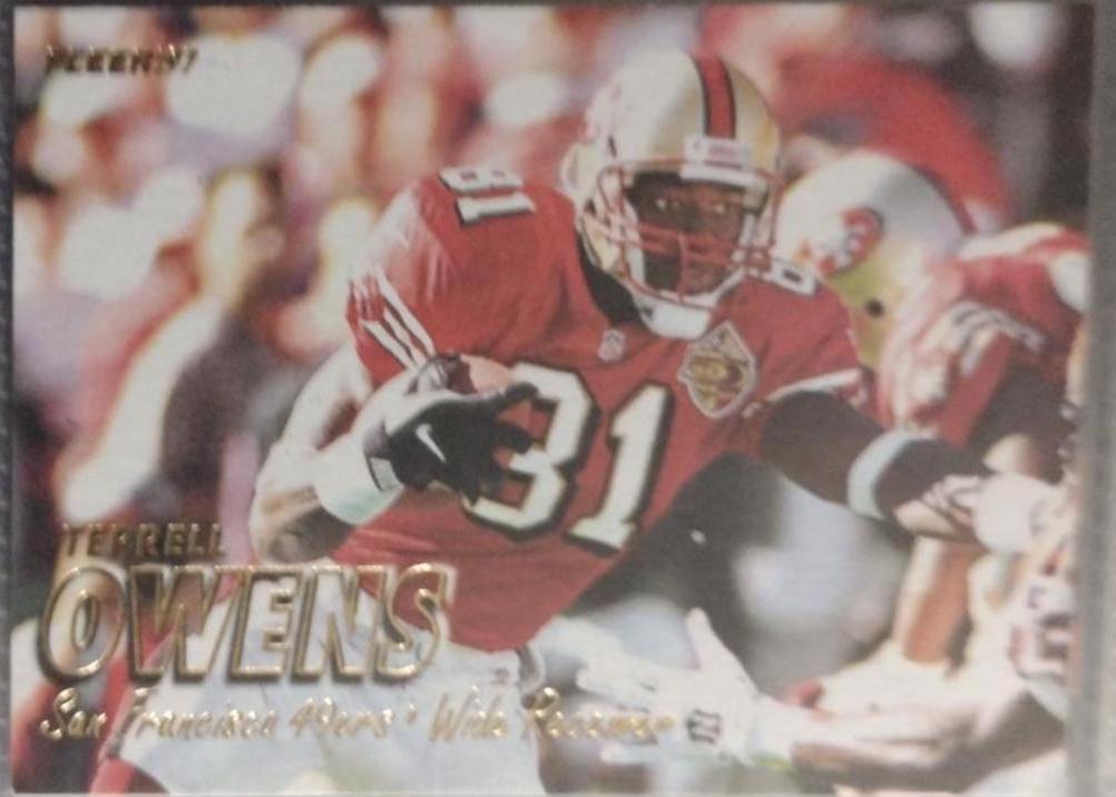 TERRELL OWENS #7 Football Cards 1997 Fleer