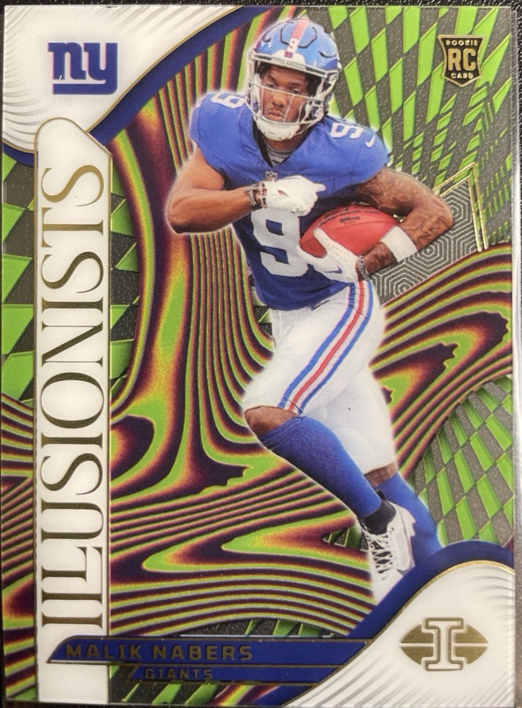 Malik Nabers #6 Football Cards 2024 Panini Illusions Illusionists