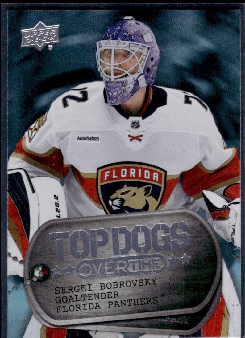 Sergei Bobrovsky #TD-5 Hockey Cards 2024 Upper Deck Overtime Top Dogs