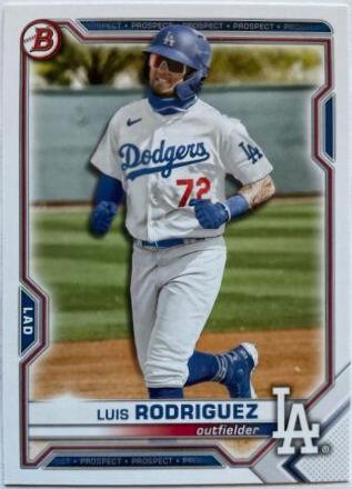 Luis Rodriguez #134 2021 Bowman Draft Baseball