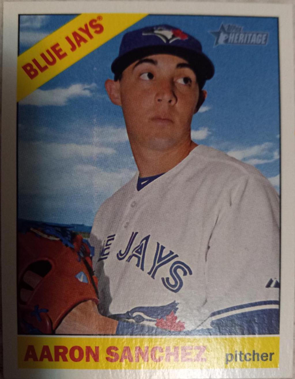 Aaron Sanchez #351 Baseball Cards 2015 Topps Heritage