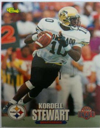 Kordell Stewart #43 Football Cards 1995 Classic NFL Rookies