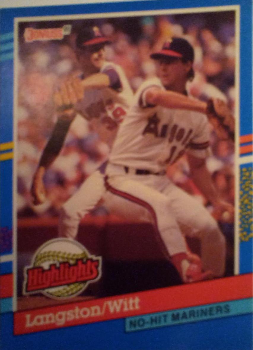 Langston/Witt #BC-1 Baseball Cards 1991 Donruss Previews