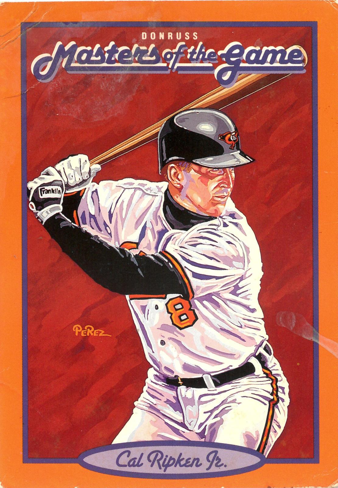 Cal Ripken Jr #6 Baseball Cards 1993 Panini Donruss Masters of the Game