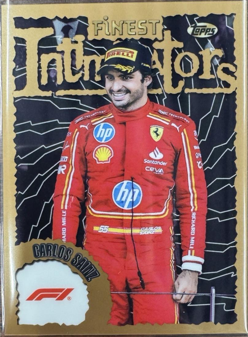 Carlos Sainz #SAI Racing Cards 2024 Topps Finest Formula 1 Intimidators