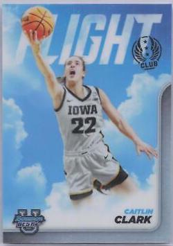 Caitlin Clark #FC-18 Basketball Cards 2023 Bowman Best University Flight Club