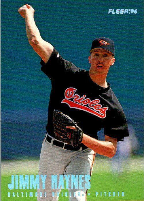Jimmy Haynes #10 Baseball Cards 1996 Fleer Tiffany
