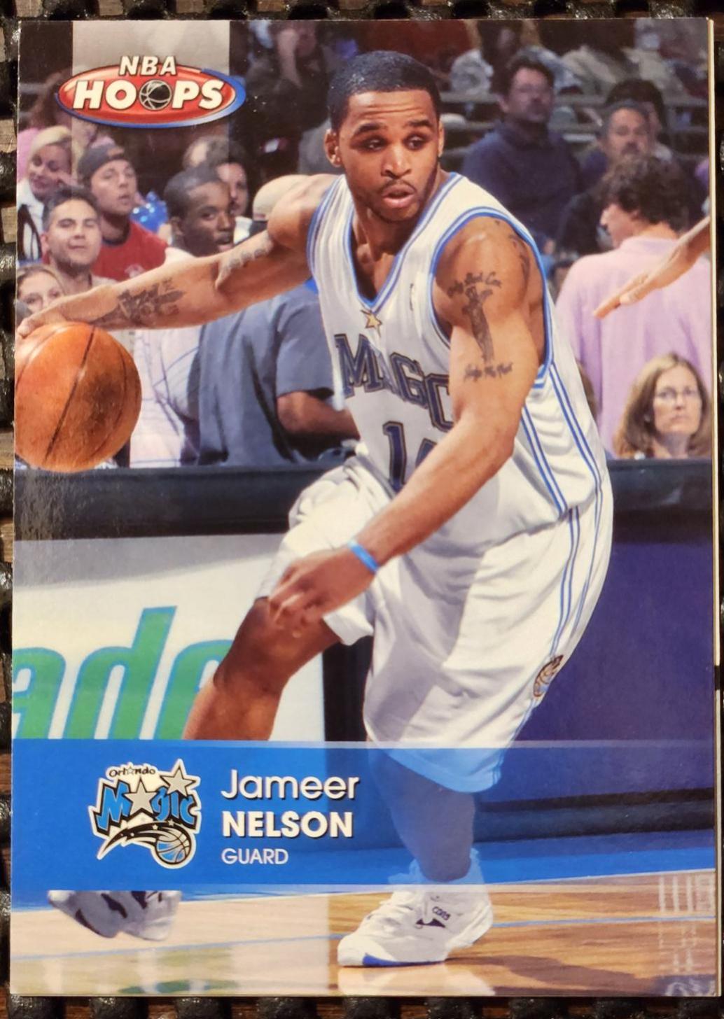 Jameer Nelson #99 Basketball Cards 2005 Hoops