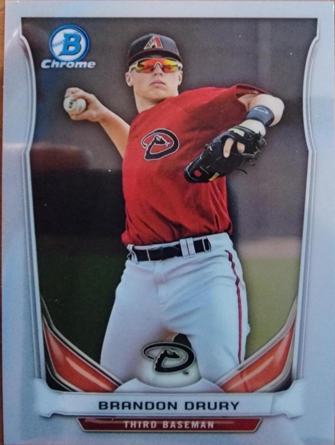 Brandon Drury #CTP-77 2014 Bowman Draft Picks Top Prospects Baseball