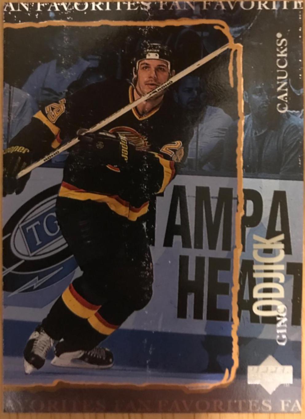 Gino Odjick #206 Hockey Cards 1997 Upper Deck