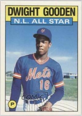 Dwight Gooden #709 Baseball Cards 1986 Topps Tiffany