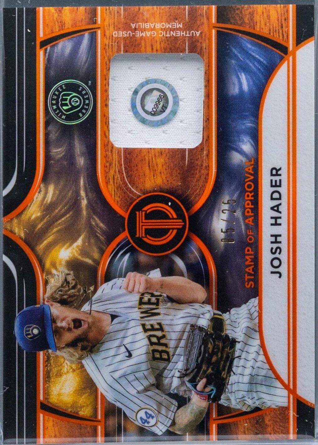 Josh Hader [Orange] #77 Prices | 2022 Topps Tribute | Baseball Cards
