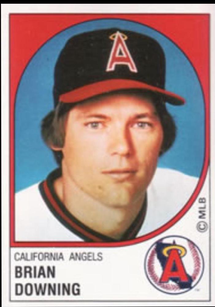 Brian Downing #46 Baseball Cards 1988 Panini Stickers