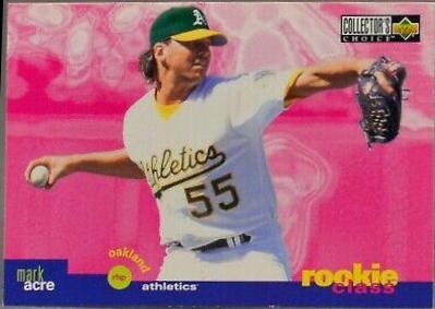 Mark Acre #18 Baseball Cards 1995 Collector's Choice