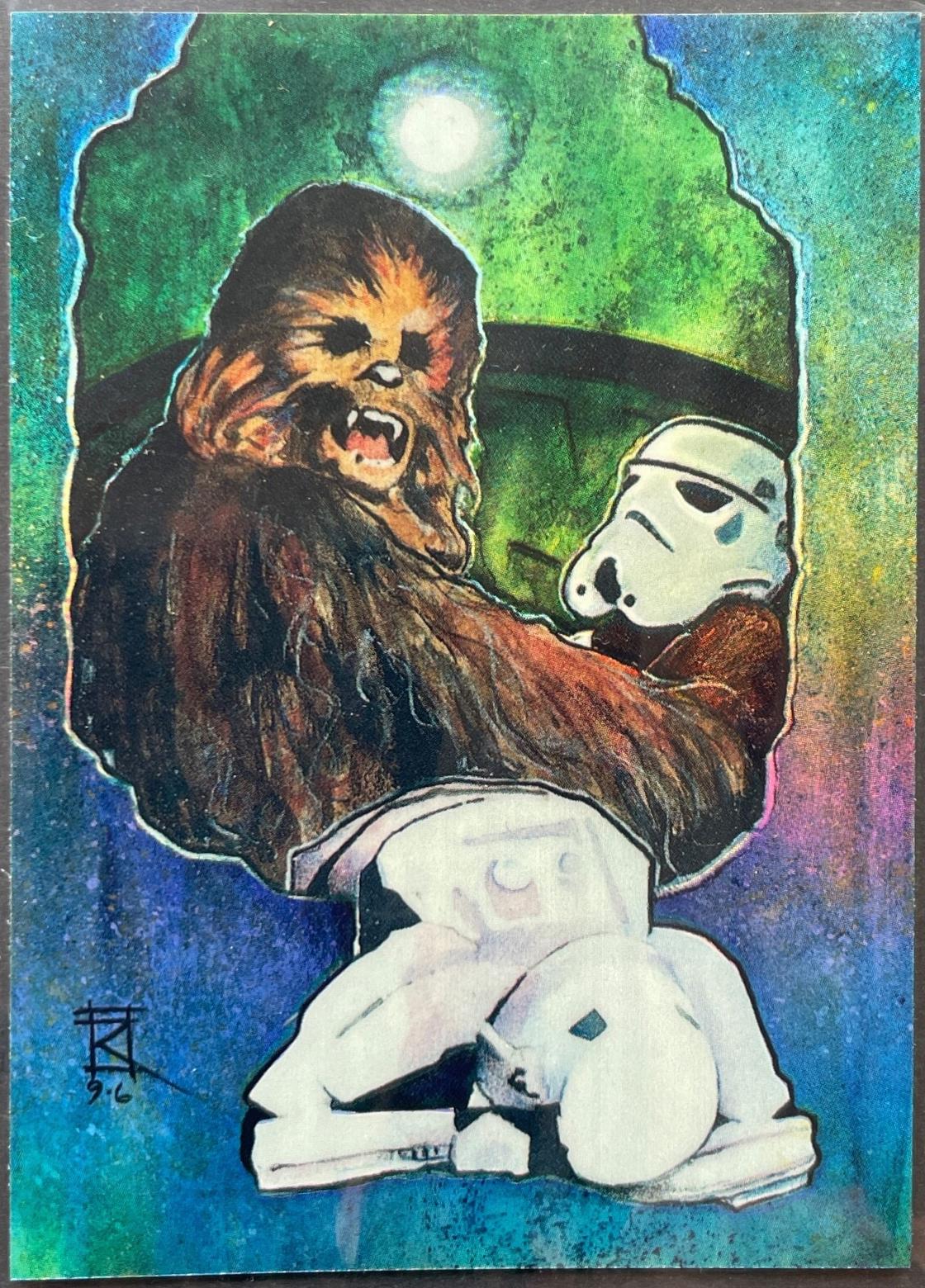 Chewbacca #8 Star Wars 1996 Topps