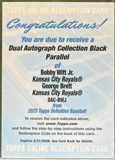 George Brett / Bobby Witt Jr.