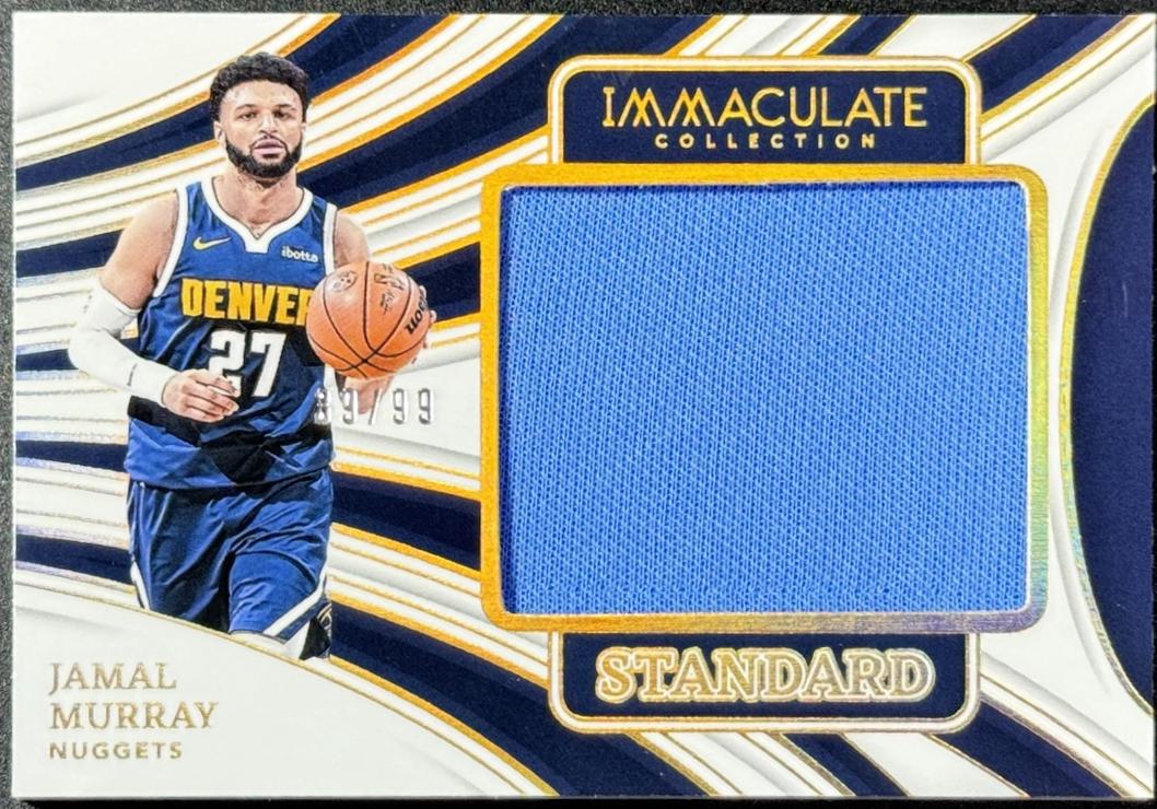Jamal Murray #44 Basketball Cards 2023 Panini Immaculate The Standard