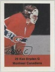 Ken Dryden Hockey Cards 1974 NHL Action Stamps