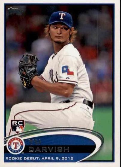 YU Darvish #US168 Baseball Cards 2012 Topps Update