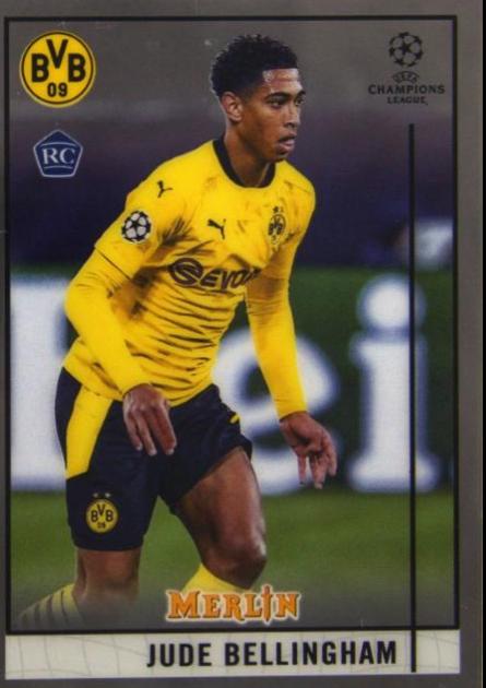Jude Bellingham #31 Soccer Cards 2020 Topps Merlin Chrome UEFA Champions League