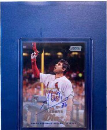 Aledmys Diaz #SCA-AD Baseball Cards 2017 Stadium Club Autographs