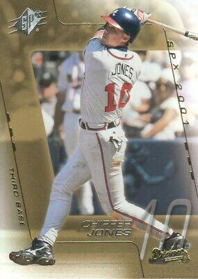 Chipper Jones #44 Baseball Cards 2001 Spx