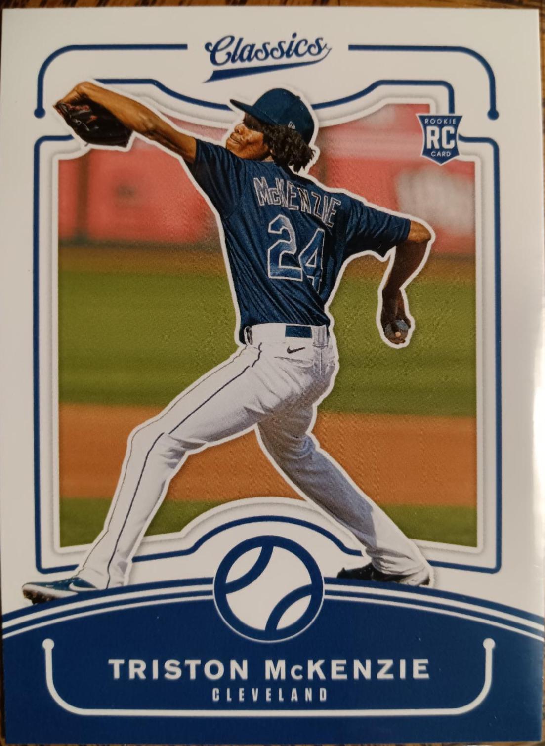 Triston McKenzie #20 Baseball Cards 2021 Panini Chronicles Classics