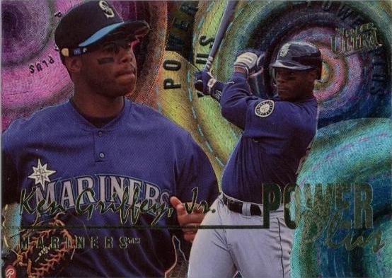 Ken Griffey Jr #3 Baseball Cards 1996 Ultra Power Plus