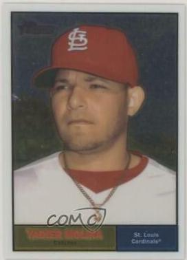 Yadier Molina #C111 Baseball Cards 2010 Topps Heritage Chrome