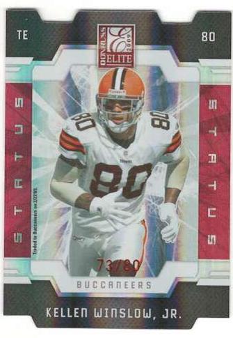 Kellen Winslow Jr #25 Football Cards 2009 Panini Donruss Elite