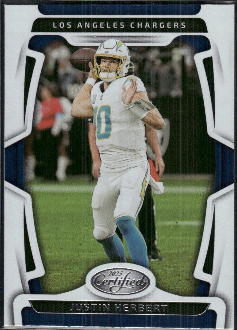 Justin Herbert #55 2025 Panini Certified Football