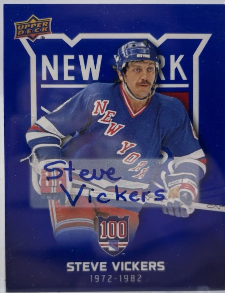 Steve Vickers [Blue Autograph] #17 Prices | 2025 Upper Deck New York ...
