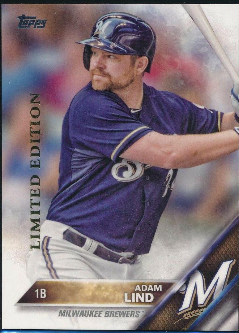 Adam Lind #57 Baseball Cards 2016 Topps Limited Edition