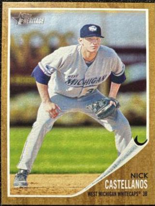 Nick Castellanos #76 Baseball Cards 2011 Topps Heritage Minor League Edition