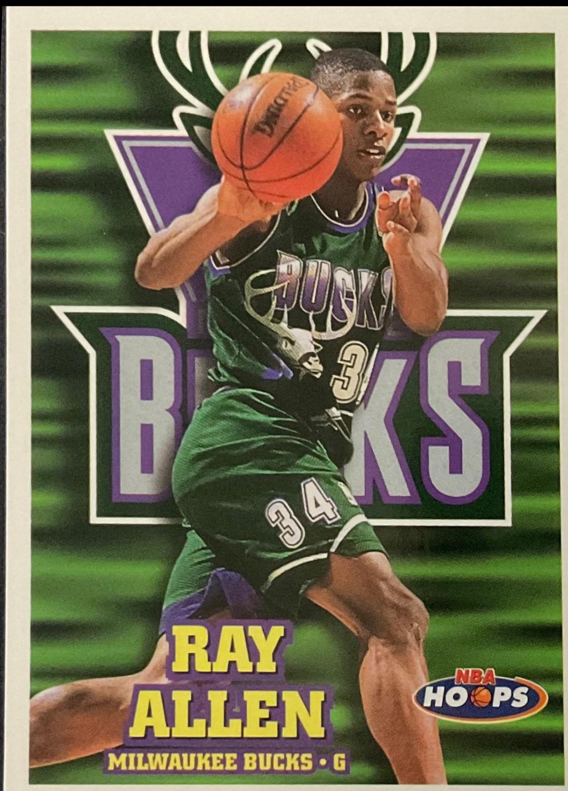 Ray Allen #87 Basketball Cards 1996 Hoops