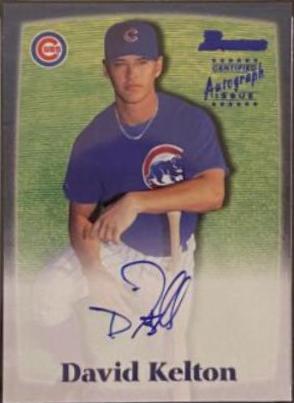 David Kelton #DK Baseball Cards 2000 Bowman Certified Autograph