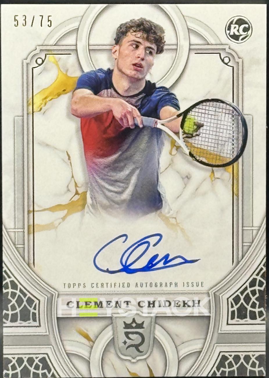 Clement Chidekh #RA-CC Tennis Cards 2024 Topps Royalty Rookie Autograph