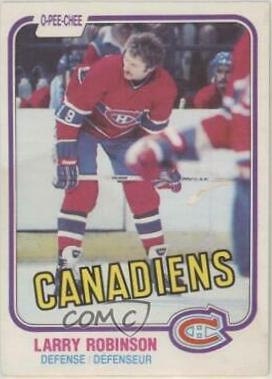 Larry Robinson #179 Hockey Cards 1981 O-Pee-Chee