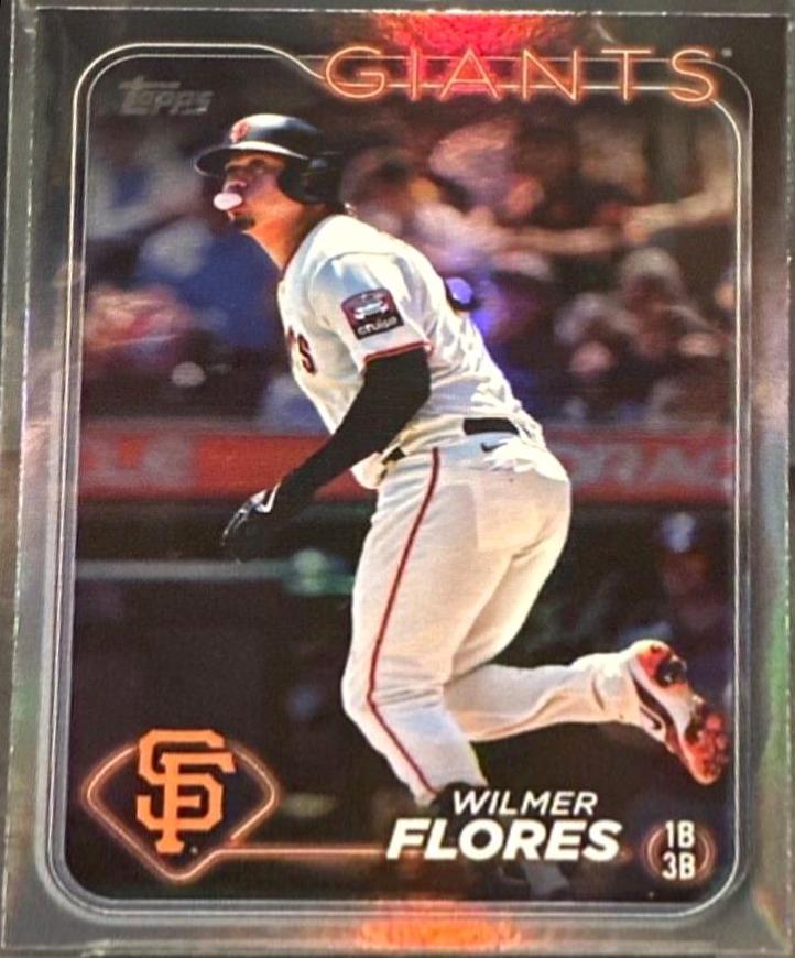 Wilmer Flores [Rainbow Foil] (2024 Topps)