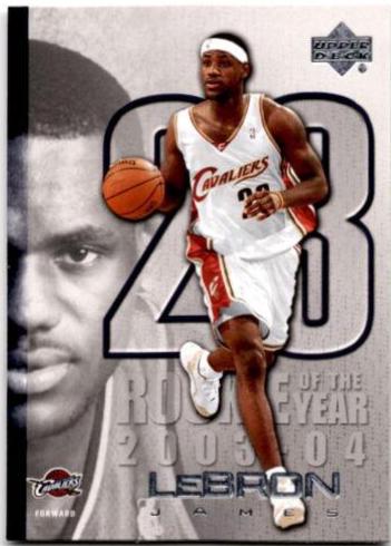 LeBron James #LJ40 Basketball Cards 2005 Upper Deck Lebron James