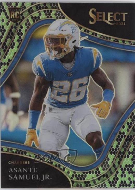 Asante Samuel Jr. [Green and Black Snakeskin] #392