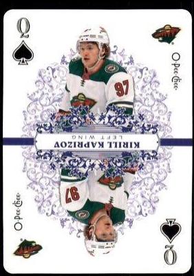Kirill Kaprizov #Q Hockey Cards 2022 O Pee Chee Playing Cards