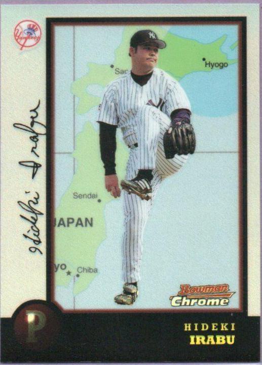 Hideki Irabu #64 Baseball Cards 1998 Bowman Chrome International