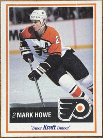 Mark Howe #19 Hockey Cards 1990 Kraft