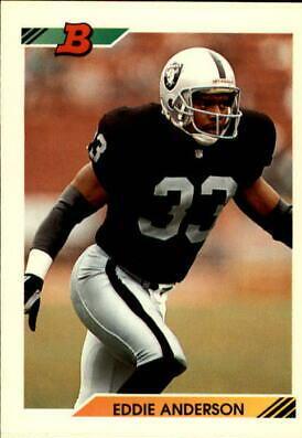 Eddie Anderson #39 Football Cards 1992 Bowman