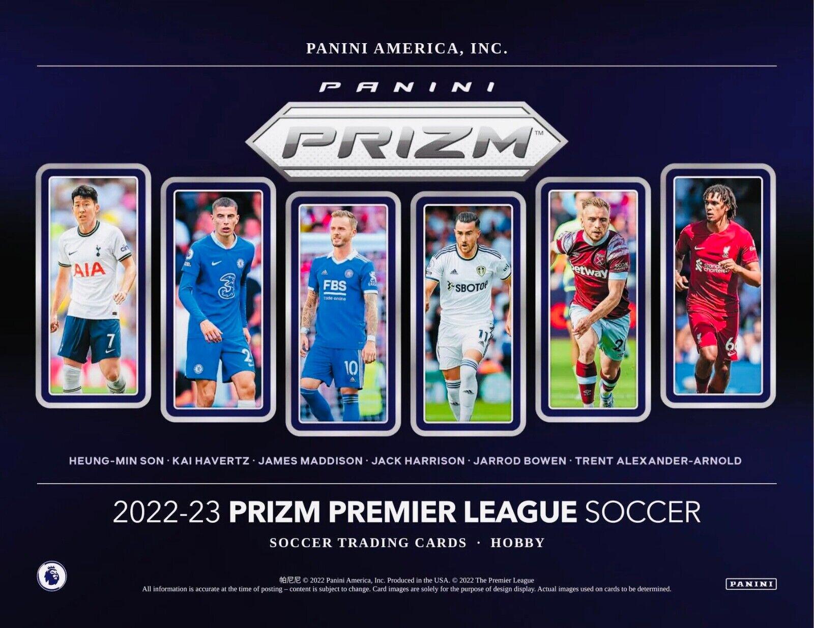 Hobby Box Soccer Cards 2022 Panini Prizm Premier League