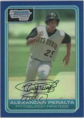 Alexander Peralta #BC104 Baseball Cards 2006 Bowman Chrome Prospects