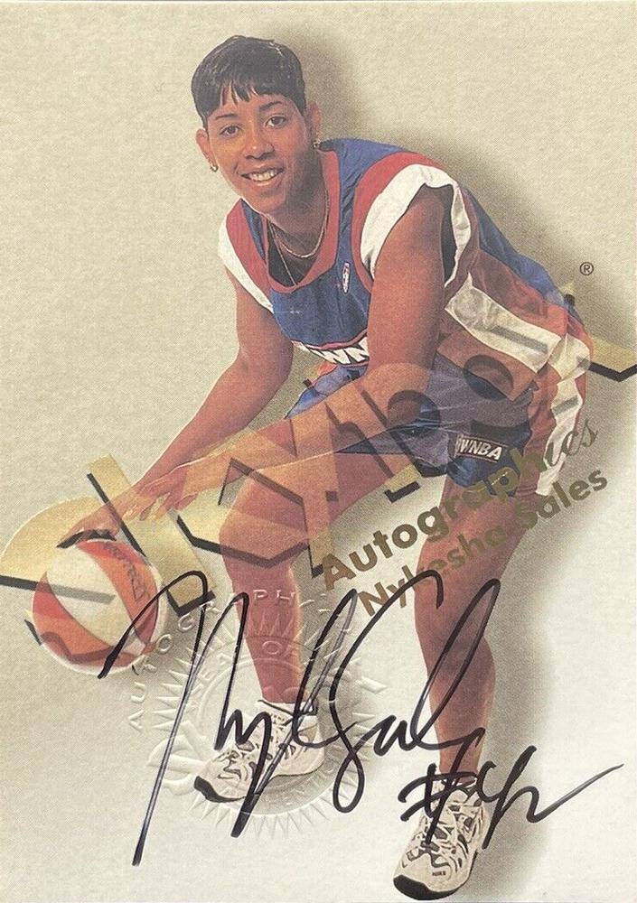 Nykesha Sales #7 Basketball Cards 1999 Hoops WNBA Autographics